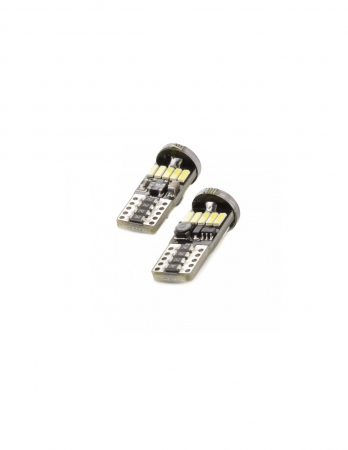 Set 2 bec led auto W5W Canbus T10 cu 15smd 150 lm 12v [1]