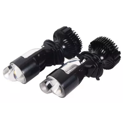Auto - Set 2 becuri auto A7 H4 cu lupa Canbus 2 faze 30000lm/set 6000K