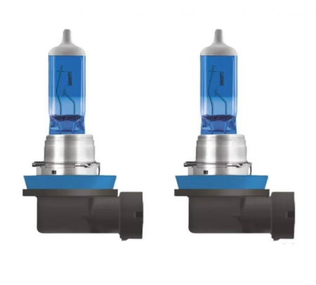 Auto - Set 2 becuri Auto halogen H11, 55W/bec, 12V, lumina alba 5000K, BZRSH