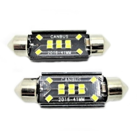 Set 2 Becuri auto LED, C5W Sofit, 8 LED SMD, Canbus fara eroare, 41 mm, BZRSH - Copie [5]