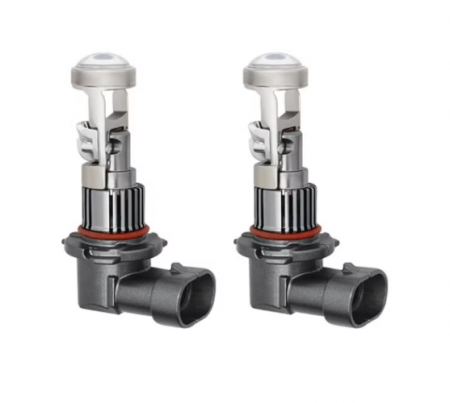 Auto - Set 2 becuri auto LED cu lupa, H11, 150W, 12V, 6500K, Canbus, fara eroare, +300%, BZRSH