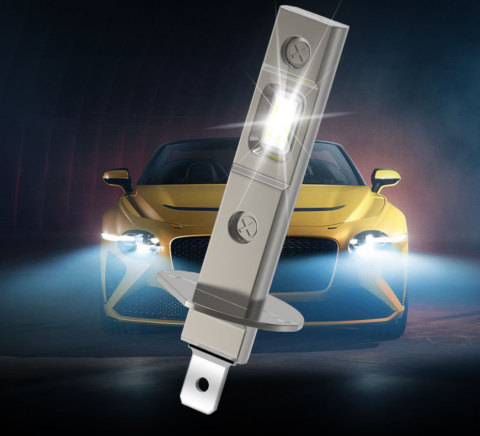 Set 2 Becuri Auto LED H1, BZRSH®, 12V, Bec H1 LED, 55W, 4500LM, Lumina Alb Rece 6000K, 16 LED/Bec, Montaj Plug & Play, LED H1 Faza Lunga si Scurta, Consum Redus [3]