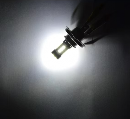 Set 2 becuri auto LED H7, 12V, 15 LED SMD, 80W/set, Lumina alba 6000K, BZRSH, 8000Lm [3]