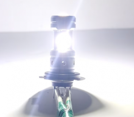 Set 2 becuri Auto LED H7-1860, 15 LED, 12V, 100W, 6000K, lumina alba rece, 8000Lm, BZRSH [2]