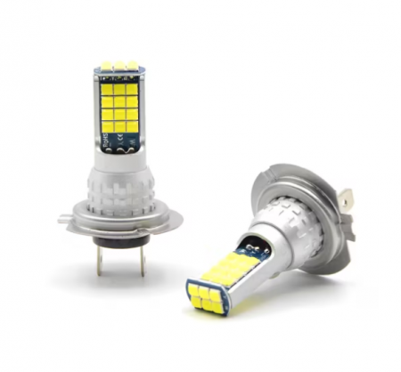 Set 2 Becuri Auto Led H7, 45W/bec, 30 SMD, 6000K, 8500Lm, BZRSH, 12V [1]