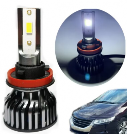 Set 2 becuri auto LED H7 COBS, 100W, lumina alb-rece, 12V, 12.000 lumeni, BZRSH, 6000K [4]