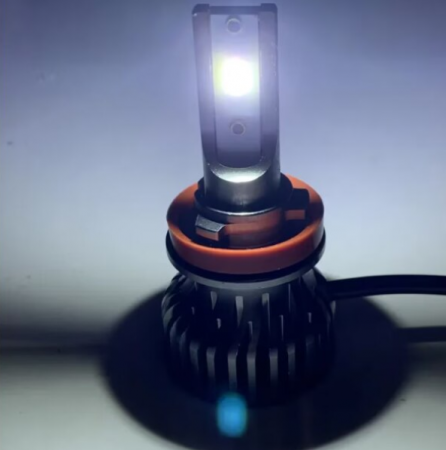 Set 2 becuri auto LED H7 COBS, 100W, lumina alb-rece, 12V, 12.000 lumeni, BZRSH, 6000K [2]