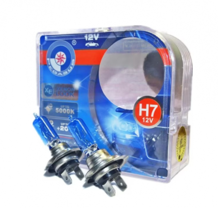 Set 2 becuri auto Profesional Skyline, Xenon Effect, H7, 12V, 100W, 5000k, ultra white [1]