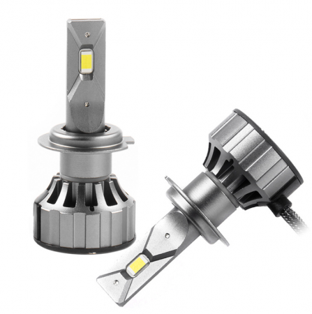 Auto - Set 2 becuri LED auto, 12V, soclu H7, Super Canbus, model V20, 120W, 12.000 lumeni, BZRSH, fara eroare - IPF