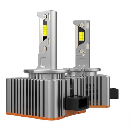Set 2 Becuri LED auto D1S, conversie xenon, Canbus, ventilator racire, 120W 21000LM 6000K, BZRSH, fara eroare [1]