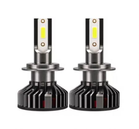 Auto - Set 2 becuri LED auto F2, 100W, H7/H11/H1/H4, 10000LM, ventilator racire