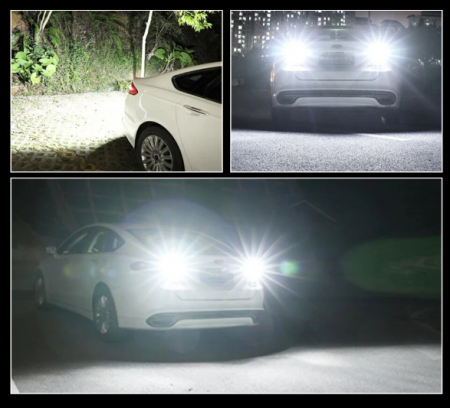 Set 2 Becuri LED BZRSH® Canbus T20, 50W, W21W, WY21W, 7443, 30 LED-uri Marsarier, Pozitii Semnalizare, Frana, alb, 6500K, fara eroare [6]
