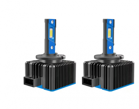 Auto - Set 2 becuri LED D1S, BZRSH, Canbus 100%, conversie HID to LED, plug and play 35W/Bec, 10000LM, 6500k