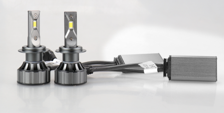 Set 2 becuri LED H7, 180W, 6000K, Canbus, 16000Lm [6]