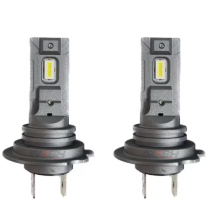 Auto - Set 2 becuri LED W H7, 120W, 12V, BZRSH, lumina alb-rece, 6000k, 15000 lumeni
