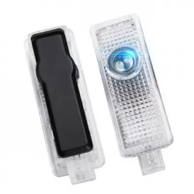 Set 2 Holograme LED cu LOGO AUDI pentru Portiere [2]