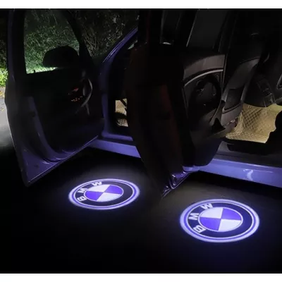 Set 2 Holograme LED cu LOGO BMW pentru Portiere [2]