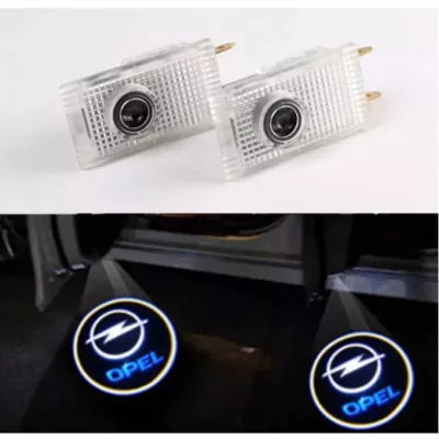 Auto - Set 2 Holograme LED cu LOGO OPEL pentru Portiere