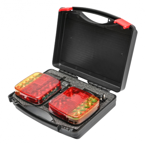 Set 2 x Lampi Magnetice LED WiFi, Control Wireless, 12/24V, Baterie 2000mAh, Cablu Inclus, IP65 – Semnalizare Mobilă și Versatilă pentru Auto, Remorci sau Utilaje [4]