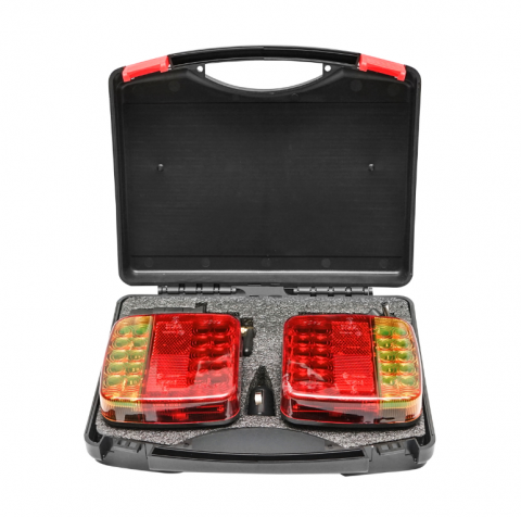 Set 2 x Lampi Magnetice LED WiFi, Control Wireless, 12/24V, Baterie 2000mAh, Cablu Inclus, IP65 – Semnalizare Mobilă și Versatilă pentru Auto, Remorci sau Utilaje [1]