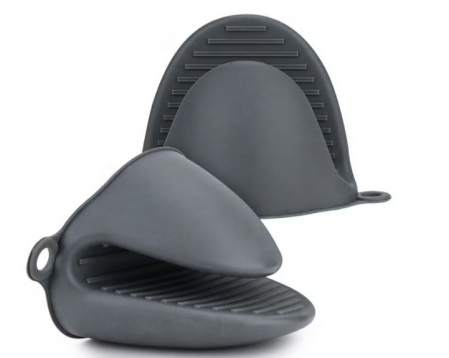 Casa si gradina - Set 2 manusi de bucătărie termorezistente din silicon pentru aragaz, cuptor, tavi, TopBazar