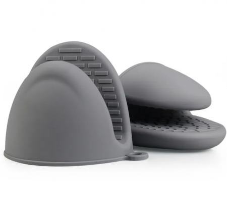 Set 2 manusi de bucătărie termorezistente din silicon pentru aragaz, cuptor, tavi, TopBazar [2]