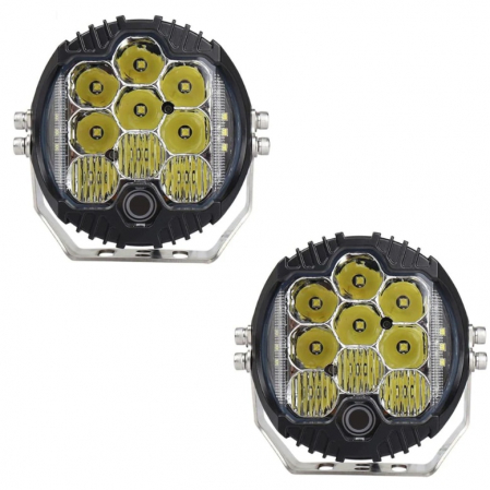 Auto - Set 2 Proiectoare LED auto Off-Road 230W, 12V-80V, lumina alb-galbena, BZRSH