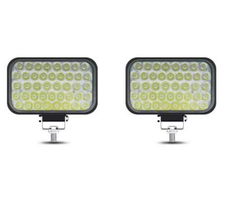 Auto - Set 2 Proiectoare LED auto OFF-ROAD, 5 inch, 129W, 43 LED, 12V-24V, 6000K, carcasa aluminiu, 8000Lm