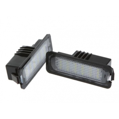 Set 2 x lampi numar LED Volkswagen GOLF 4/5, PASSAT, PASSAT CC, BEETLE, PHAETON, EOS, SCIROCCO [1]