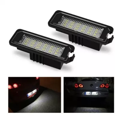 Auto - Set 2 x lampi numar LED Volkswagen GOLF 4/5, PASSAT, PASSAT CC, BEETLE, PHAETON, EOS, SCIROCCO