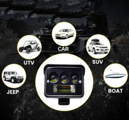 Set 2 x Proiector auto LED off road, 78W, 3200LM [4]