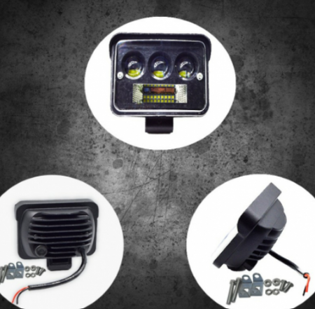 Set 2 x Proiector auto LED off road, 78W, 3200LM [1]