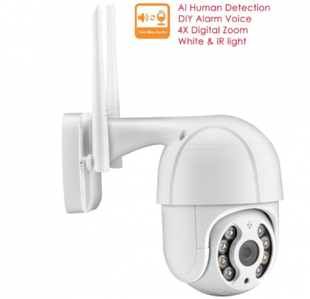 Set 2x Camere de Supraveghere WiFi Night Vision 1080P HD [4]