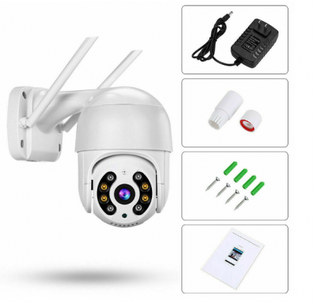Set 2x Camere de Supraveghere WiFi Night Vision 1080P HD [5]