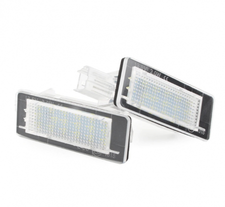 Auto - Set 2x Lampi led numar dedicate Dacia Duster Logan MCV Lodgy Renault Fluence Laguna Espace Scenic