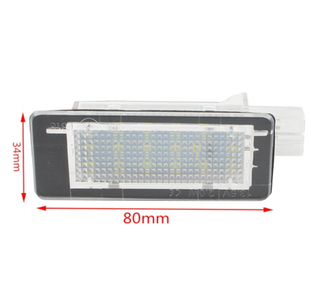Set 2x Lampi led numar dedicate Dacia Duster Logan MCV Lodgy Renault Fluence Laguna Espace Scenic [2]