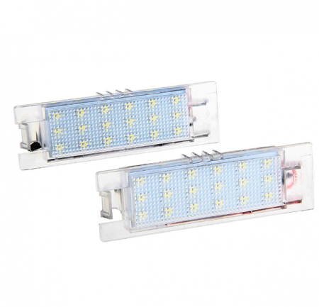Auto - Set 2x lampi LED numar dedicate Opel Astra H Astra J Corsa D Corsa C Insignia Zafira B Vectra Meriva