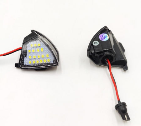 Set 2x lampi LED oglinda lumina exterioara VW Golf 5 MK5 Passat B6 Eos Golf 6 Variant Sharan MK2 7N [2]