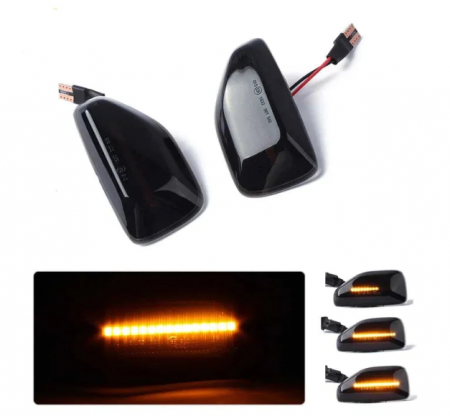 Set 2x semnalizare dinamica secventiala Dacia Logan, Logan MCV, Sandero, Stepway, Duster [2]
