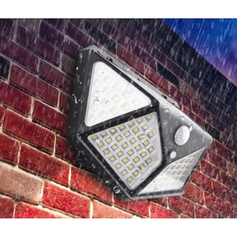 Set 3 Lampi ULTRA 100 LED Solare cu senzor de miscare si lumina 3 moduri ILUMINARE [1]