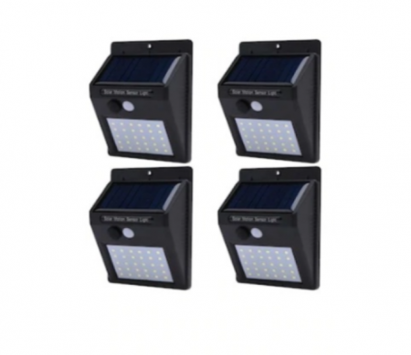 Set 4 Lampi Solare cu 30 LED, senzor de miscare si senzor de lumina [4]