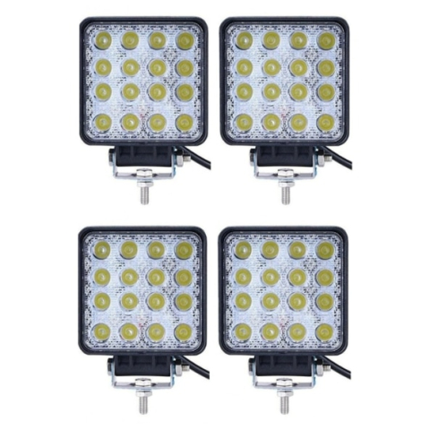 Auto - Set 4 x proiector LED 48W auto offroad 16 LED, 12-24V, BZRSH