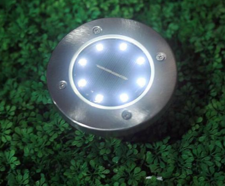 Set 4x Lampi Solare Pentru Gradina Cu Fixare In Pamant, 8 LED, Rezistent La Apa Si Interperii, Lumina Puternica, Senzor de lumina [4]