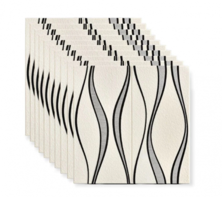 Casa si gradina - Set 5 x Placi de tapet 3D, autoadeziv/autocolant, spuma moale, design modern, pentru interior, usor de curatat, rezistent la apa, dimensiuni 68 cm x 68 cm x 0,6 cm