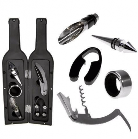 Set cadou pentru vin cu 5 accesorii [3]