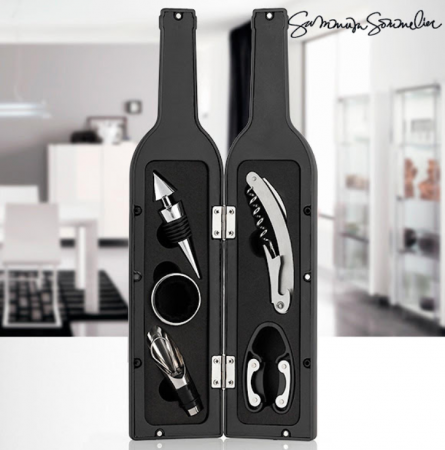 Set cadou pentru vin cu 5 accesorii [2]
