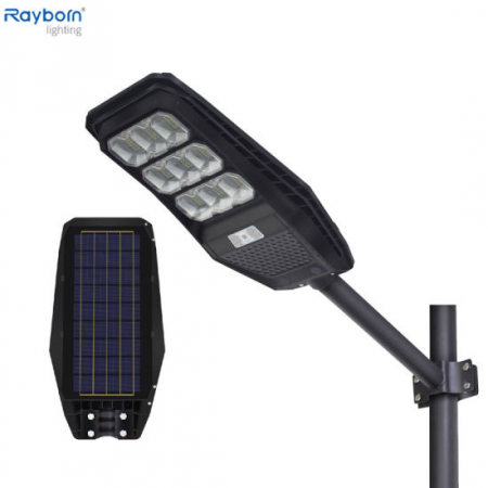 Lampa Stradala Solara 200W 12 casete 480 LED Cu Panou Solar si Telecomanda [3]