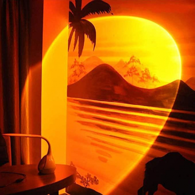 Lampa cu lupa videografie - efect Sunset [1]