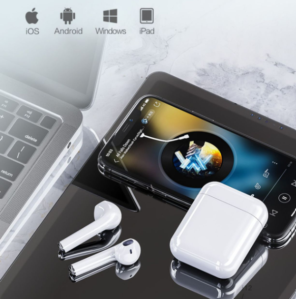 Tyranny lightweight Colleague Casti Wireless InPods 12 EarBuds Bluetooth 5.0 Bass Boost pentru IOS si  Android