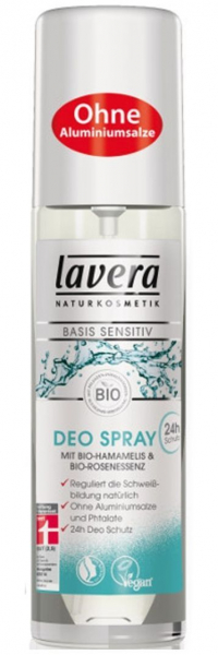 Basis Sensitive - Deodorant spray cu hamamelis si trandafiri, 75 ml Lavera [1]